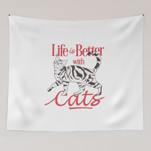 Item preview, Life Is Better With Cats designed and sold by Amberein.