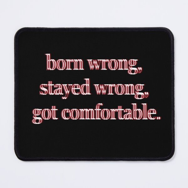 Item preview, Born Wrong Glitch Print designed and sold by weirdove.