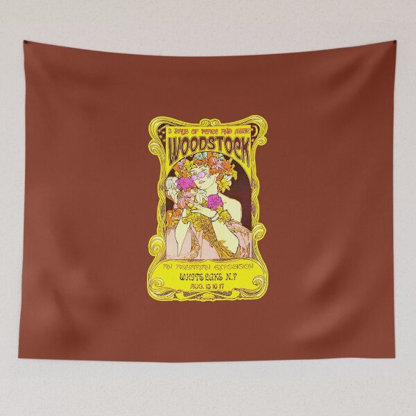 Item preview, Woodstock 1969 designed and sold by ChimyandFunky.