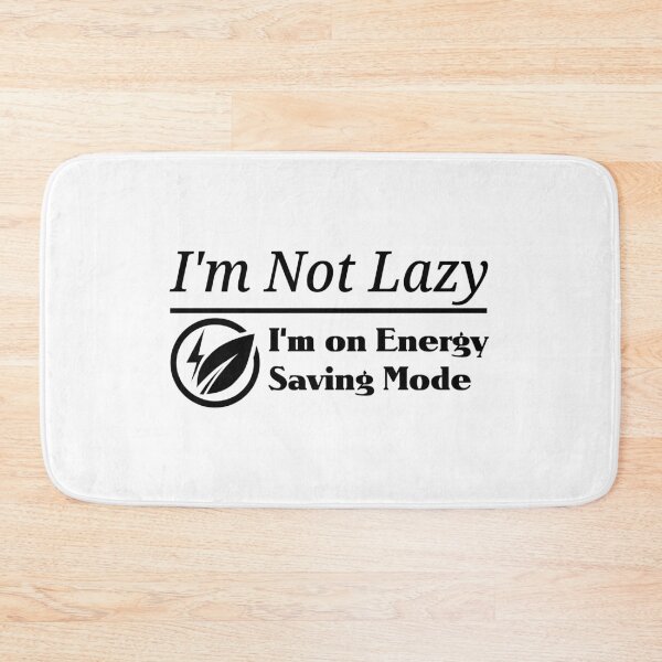 Item preview, I'm not lazy. I'm in energy-saving mode – Funny slogan T-shirt designed and sold by Hamdy est 1985.