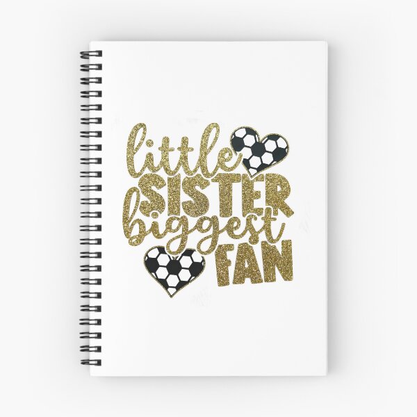 Item preview, Glitter Little Sister Biggest Fan Soccer Design designed and sold by yourfavoritestore.