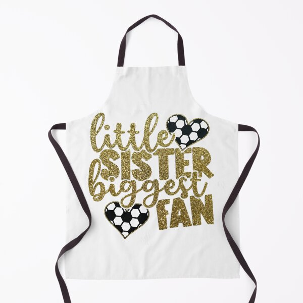 Item preview, Glitter Little Sister Biggest Fan Soccer Design designed and sold by yourfavoritestore.