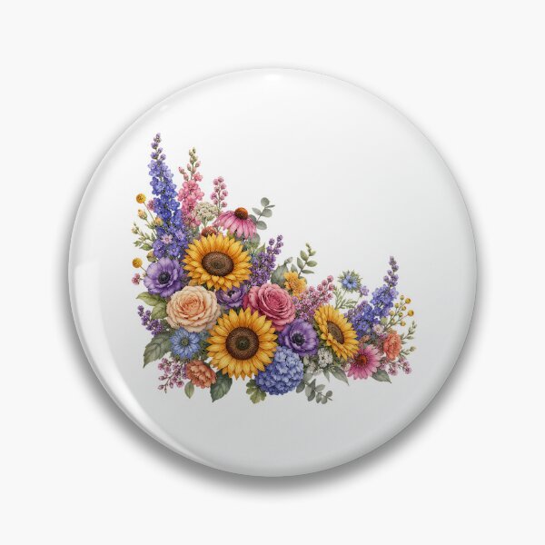Item preview, Wildflower Garden with Sunflowers designed and sold by PetalGarden.