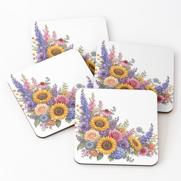 Item preview, Wildflower Garden with Sunflowers designed and sold by PetalGarden.