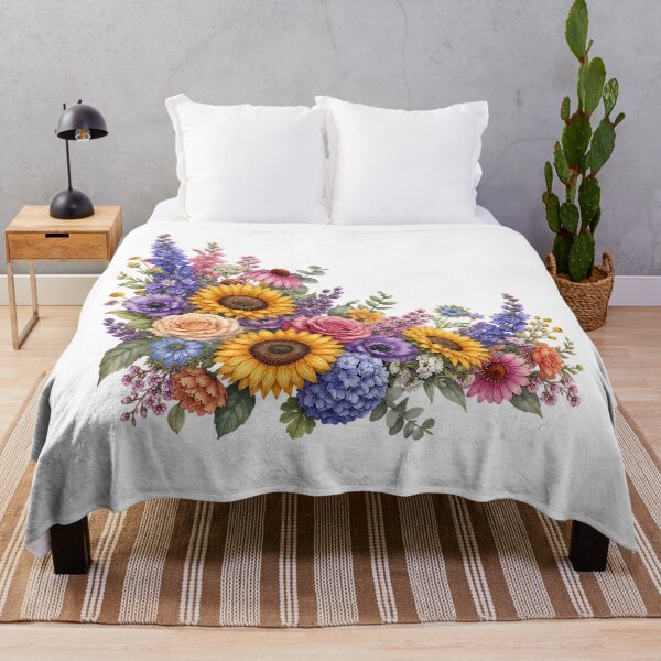 Item preview, Wildflower Garden with Sunflowers designed and sold by PetalGarden.