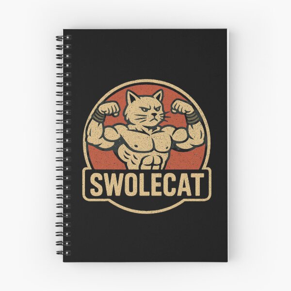 Item preview, Swolecat Funny Gym Cat – Weightlifting Cat Lover Fitness Design, Funny Cat Workout Gift designed and sold by AYACHI90.