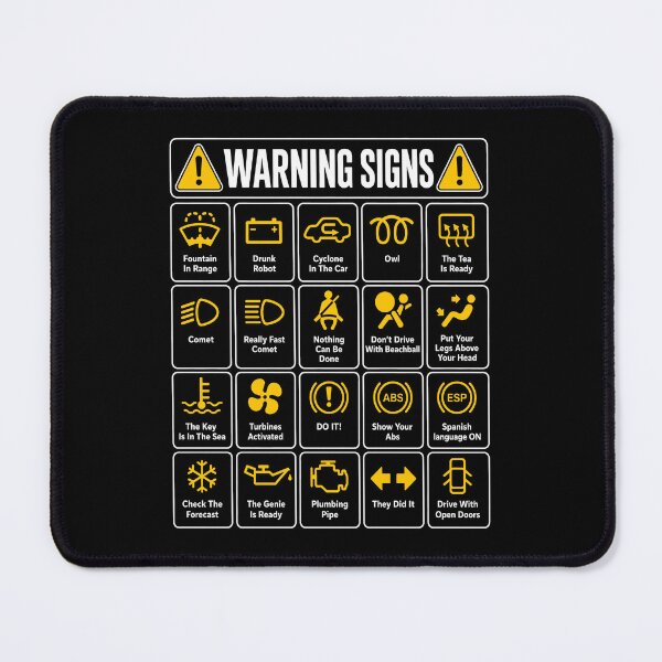 Item preview, Funny Driving Warning Signs 101 Auto Mechanic designed and sold by wansilastomi.