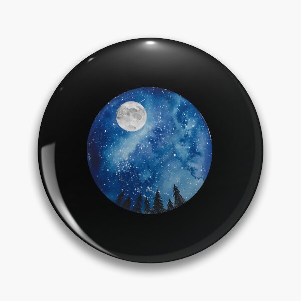 Item preview, Watercolor Starry Night designed and sold by Landesign.