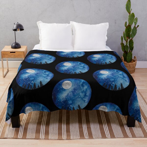 Item preview, Noche estrellada en acuarela designed and sold by Landesign.