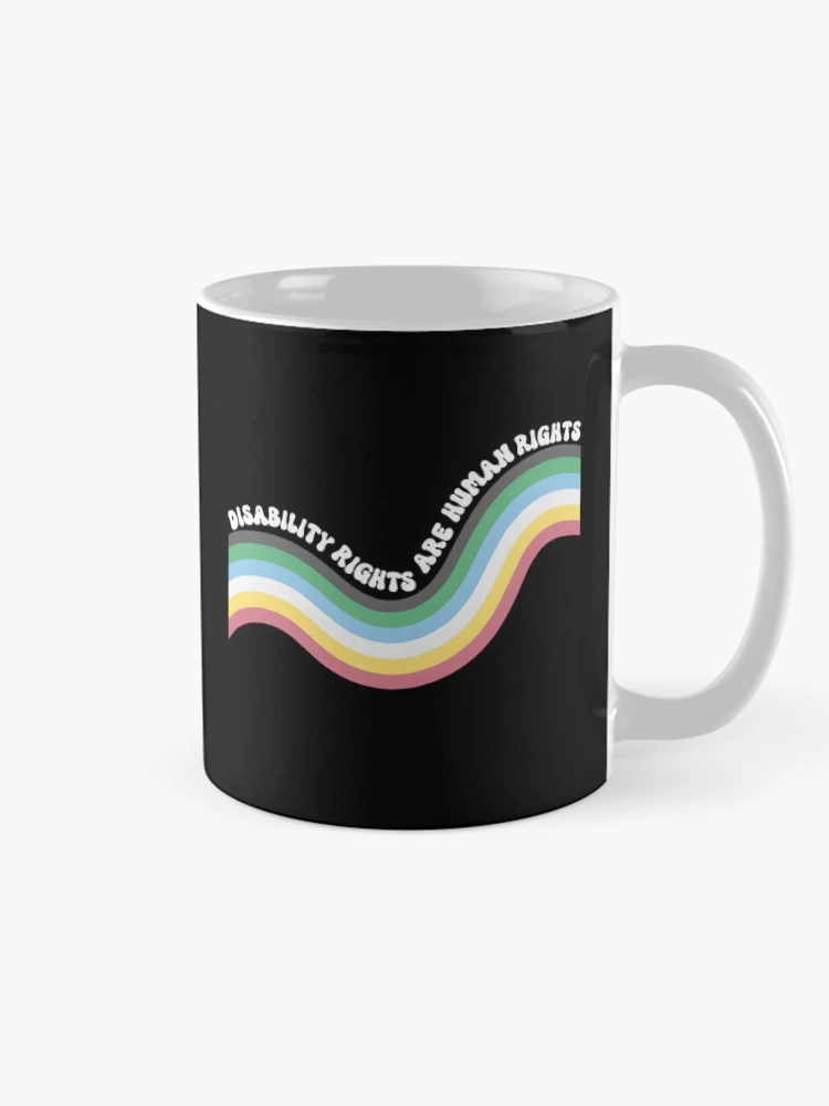 Thumbnail 3 of 6, Coffee Mug, Disability Rights Are Human Rights designed and sold by Johnny-Store.