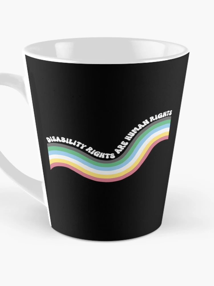 Thumbnail 3 of 4, Coffee Mug, Disability Rights Are Human Rights designed and sold by Johnny-Store.