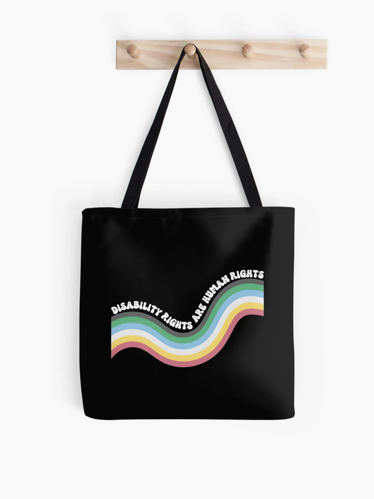 Thumbnail 1 of 2, Tote Bag, Disability Rights Are Human Rights designed and sold by Johnny-Store.
