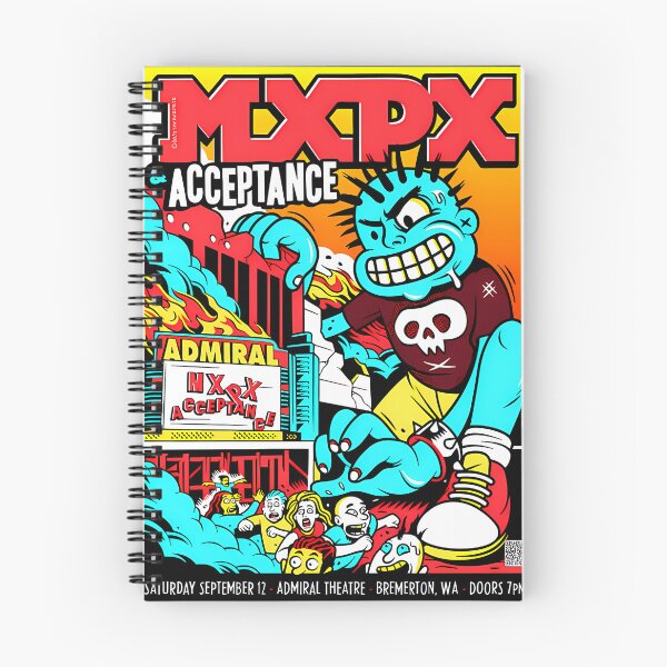 Item preview, M.x.p.x Skate Punk On Fire At Admiral Theater designed and sold by aradadesigner20.