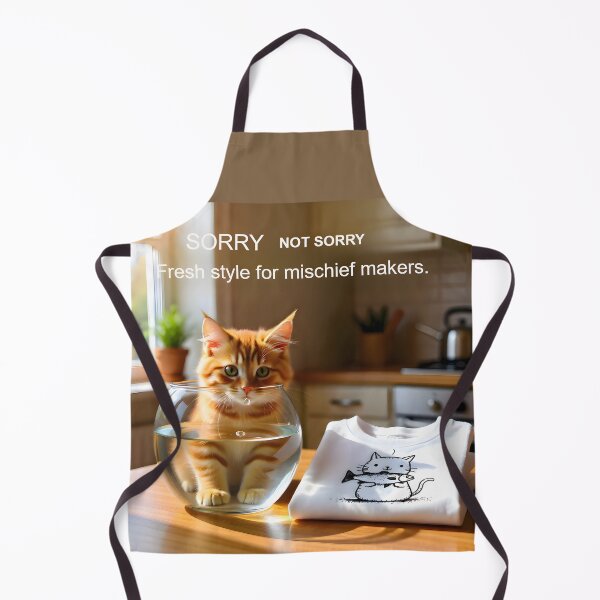 Item preview, Funny Ginger Kitten Apparel Slogan: Witty Sorry Not Sorry Cat Lover Tee Campaign designed and sold by Creative-RE.