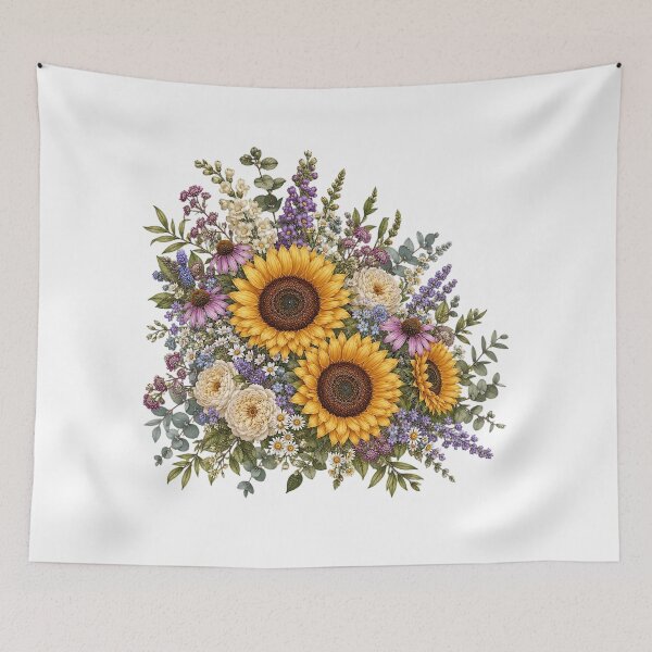Item preview, Elegant Botanical Floral Bouquet designed and sold by PetalGarden.