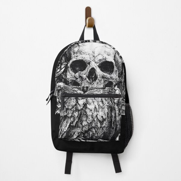 Aperçu de l'œuvre Dark Forest Owl and Skull Gothic Art créée et vendue par PatternPopp.