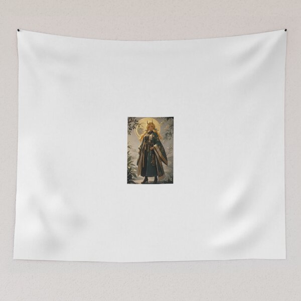Item preview, Golden Horned Mage in Teal Robes wallpapers designed and sold by CathryneDelamort.