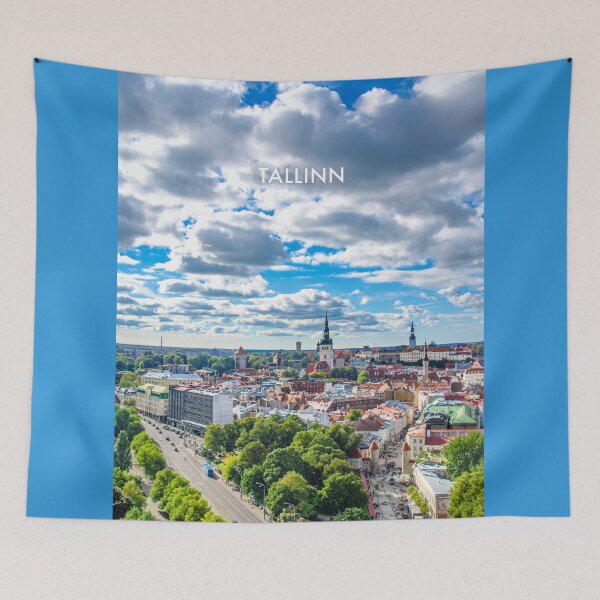 Item preview, Tallinn Modern Travel Poster designed and sold by travelwitheric.