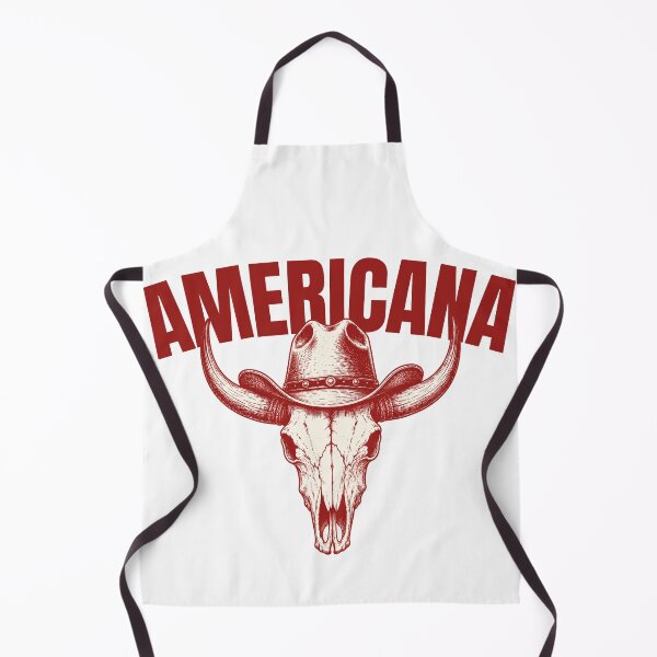 Item preview, Americana Vintage Bull Skull & Cowboy Hat designed and sold by Piising.