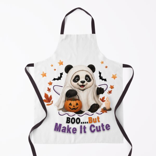 Item preview, Cute Halloween Panda Ghost – Boo But Make It Cute Kawaii Pumpkin Design designed and sold by EnginerdStudio.