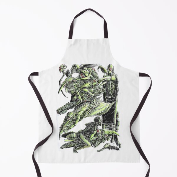 Item preview, Surrealism dystopian xenomorph landscape Manga ink art designed and sold by Paintbase.