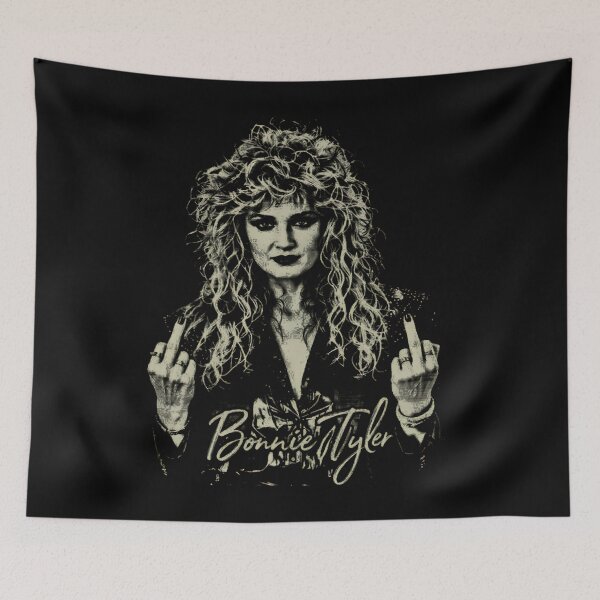 Item preview, Vintage 80s - Bonnie Tyler Middle Finger designed and sold by AkhiFaces.