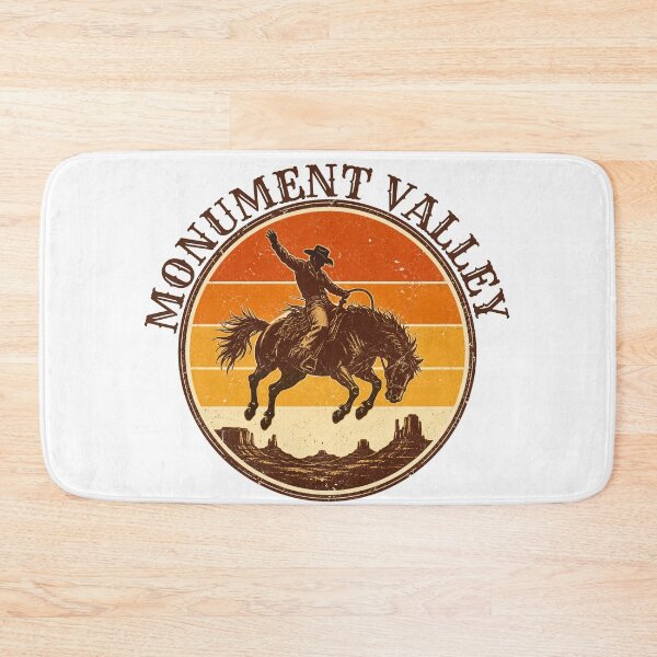 Item preview, Retro Monument Valley Sunset Cowboy designed and sold by Piising.