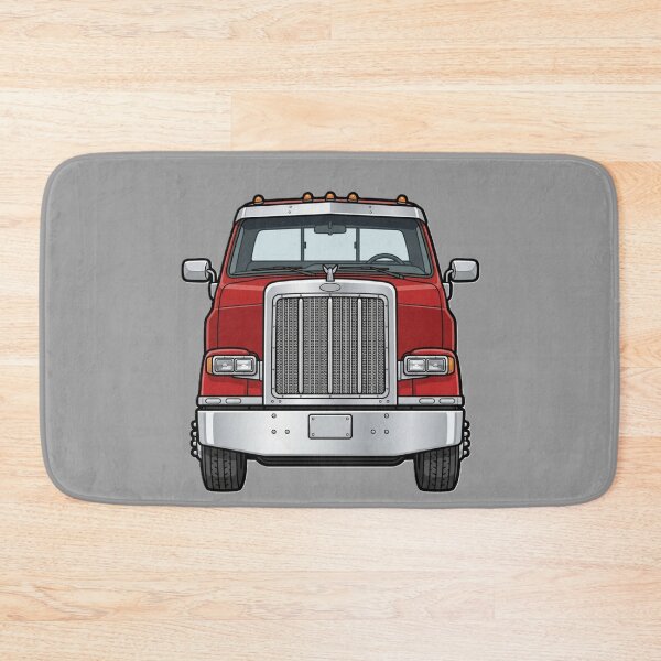Item preview, Red Semi Truck American Style designed and sold by Late Theory.