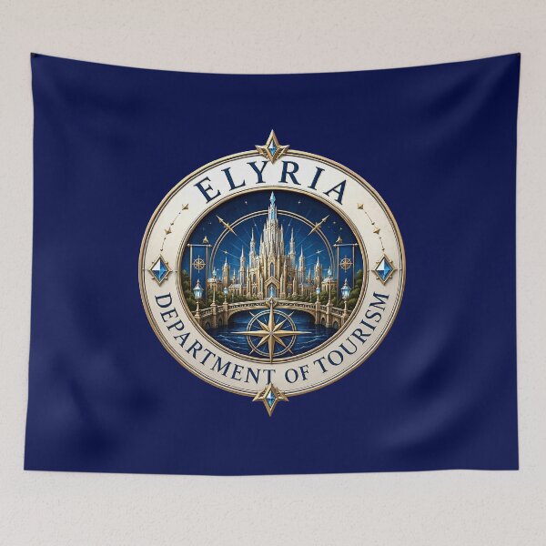 Item preview, Sello oficial del Departamento de Turismo de Elyria designed and sold by TECHNOMYSTICA: Music of the Echo Mainframe.
