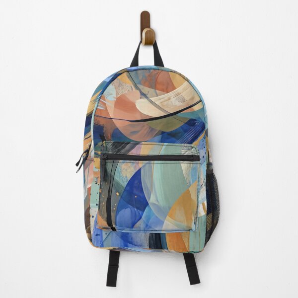 Item preview, Golden Harmony Abstract Flow designed and sold by MARAFI214 DIGITAL ART SHOP DESING.