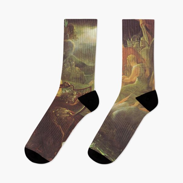Item preview, François Pascal Simon Gérard, Ossian on the Bank of the Lora, Invoking the Gods to the Strains of a Harp designed and sold by Vintage Designs +.