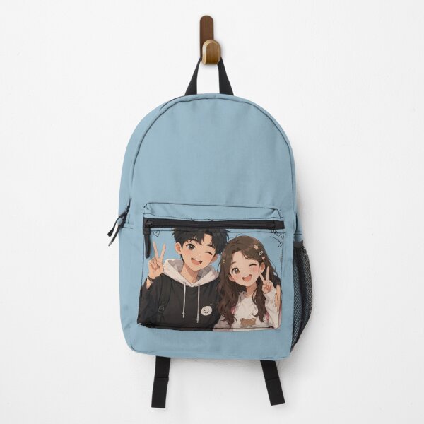 Item preview, Cute Anime Best Friends Forever | Kawaii BFF Duo | Friendship Aesthetic Illustration designed and sold by Sonia dutta_art.