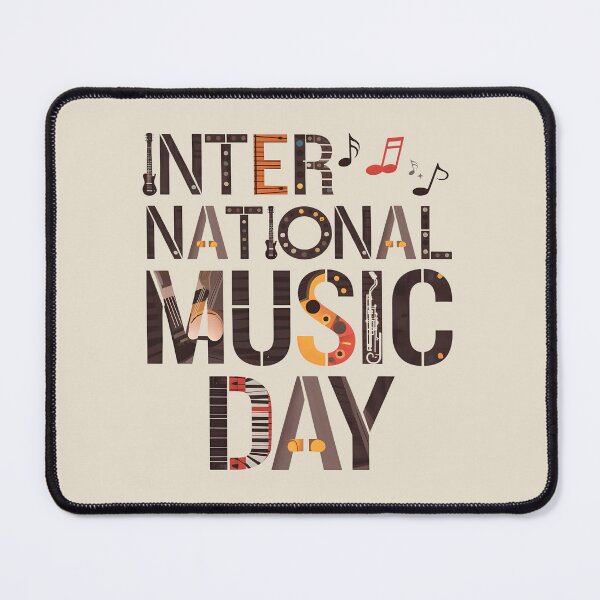 Item preview, Typography Music Passion - International Music Day designed and sold by Art-Arcade6.