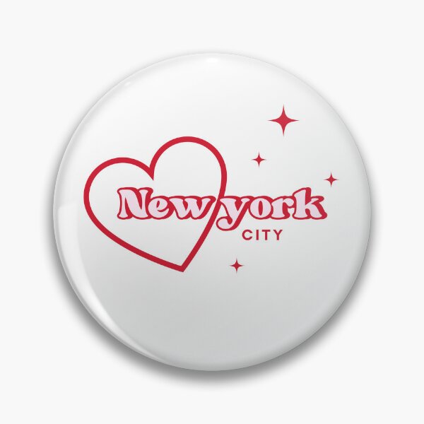 Item preview, New York City – Red Heart & Stars Design designed and sold by Aliss20.