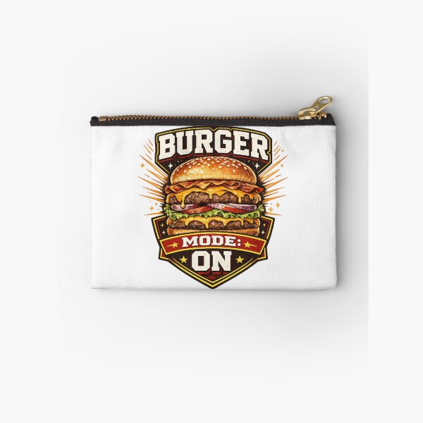 Item preview, Burger Mode On: Activation Badge Gaming Lifestyle Motivation designed and sold by irfanshikh.