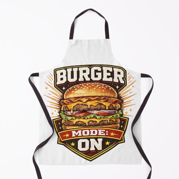 Item preview, Burger Mode On: Activation Badge Gaming Lifestyle Motivation designed and sold by irfanshikh.