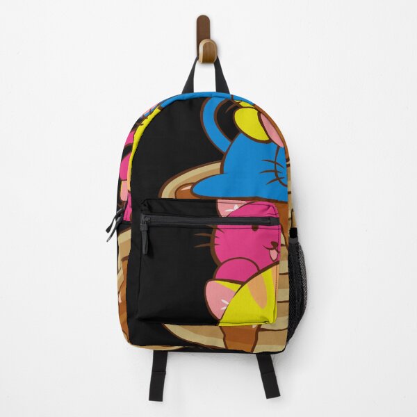 Item preview, pansexual pride flag kawaii cats on pancakes designed and sold by jeffwend.
