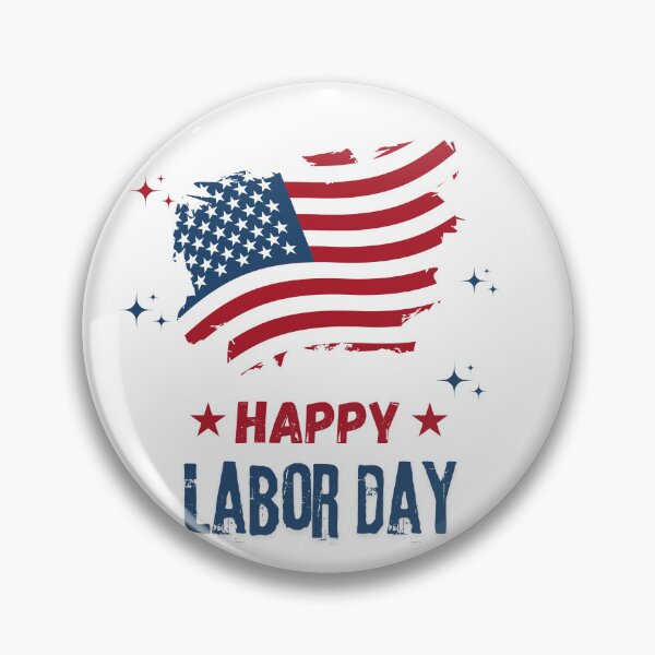 Item preview, Happy Labor Day - Patriotic American Flag Design designed and sold by Krystek-Studio .