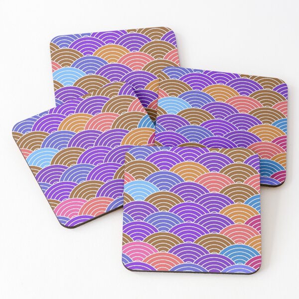Item preview, Colorful Seigaiha 004 designed and sold by TexSta.