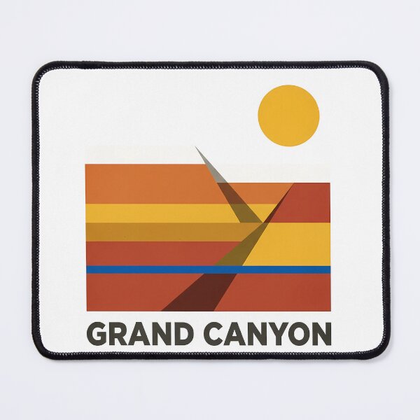Item preview, Grand Canyon National Park Minimal Bauhaus Poster - Abstract Arizona Desert Art designed and sold by OzzFrequency.
