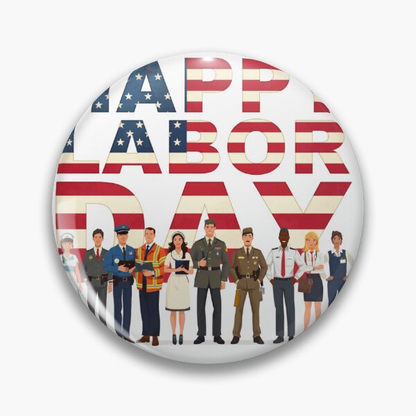 Item preview, Happy Labor Day - Patriotic American Flag Design designed and sold by Krystek-Studio .