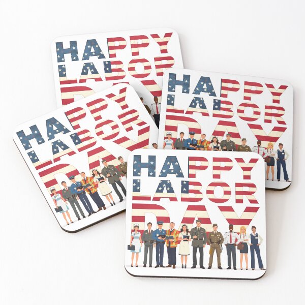 Item preview, Happy Labor Day - Patriotic American Flag Design designed and sold by Krystek-Studio .