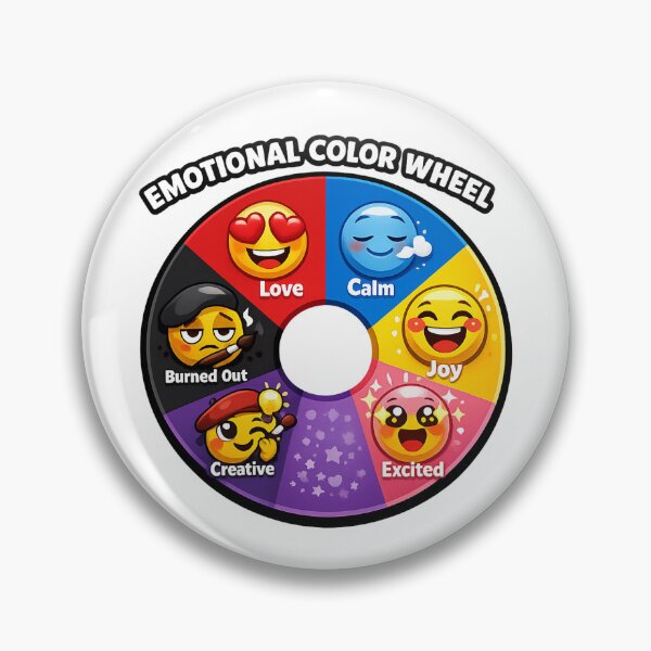 Item preview, Emotional Color Wheel designed and sold by Side Quest Co..