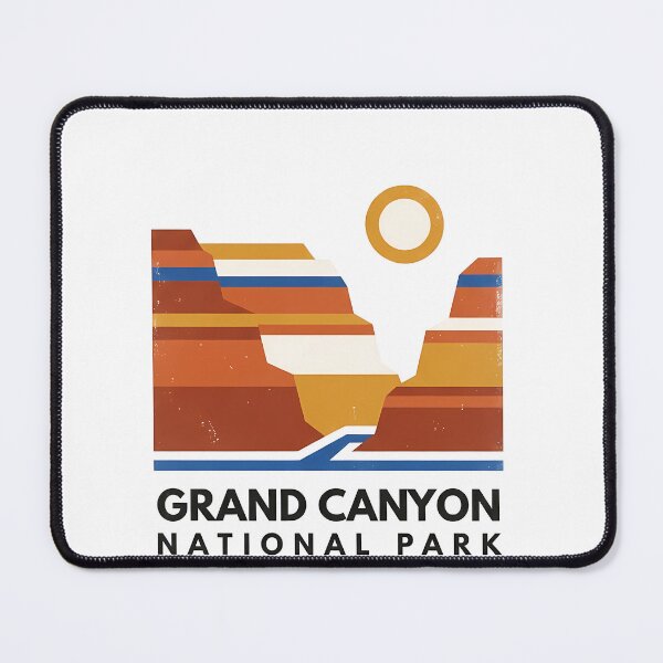 Item preview, Grand Canyon National Park Minimal Bauhaus Poster - Abstract Arizona Desert Art designed and sold by OzzFrequency.