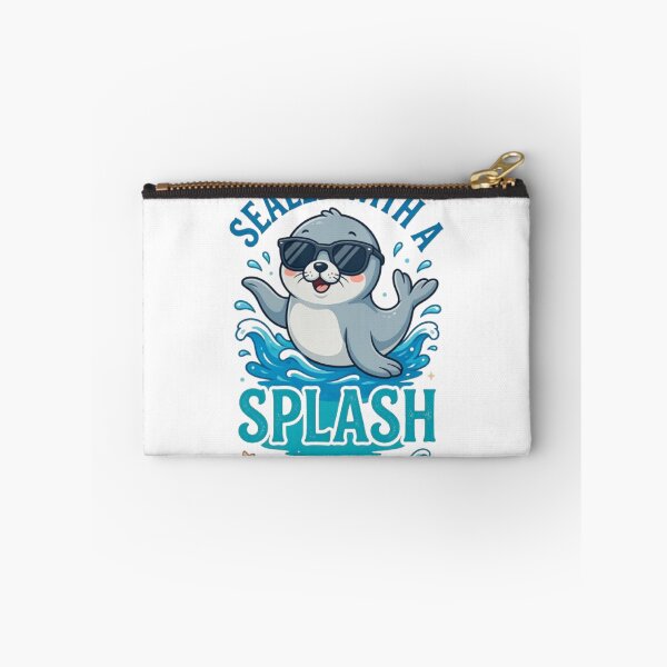 Item preview,  Sealed With A Splash Funny Seal Beach Summer Ocean Lover Tshirt designed and sold by HopeAndHustle.