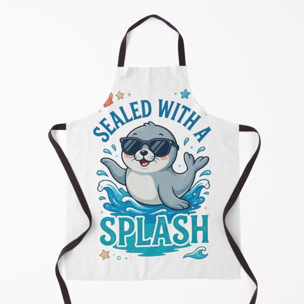 Item preview,  Sealed With A Splash Funny Seal Beach Summer Ocean Lover Tshirt designed and sold by HopeAndHustle.