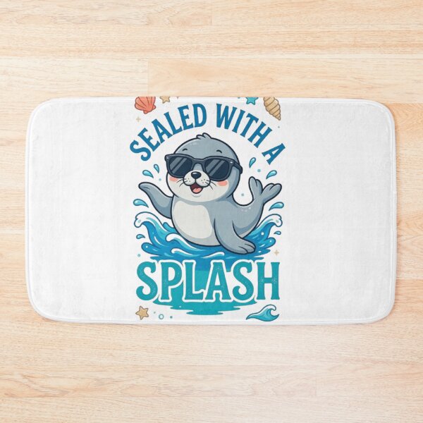 Item preview,  Sealed With A Splash Funny Seal Beach Summer Ocean Lover Tshirt designed and sold by HopeAndHustle.