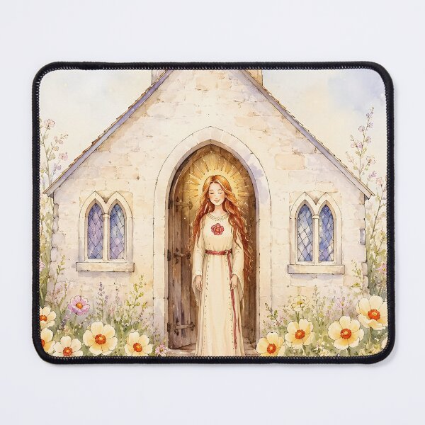 Item preview, Mary Magdalene at the Sacred Chapel in Glastonbury designed and sold by SoniaSarkali.