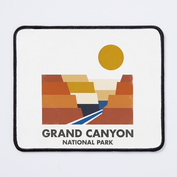 Item preview, Grand Canyon National Park Minimal Bauhaus Poster - Abstract Arizona Desert Art designed and sold by OzzFrequency.