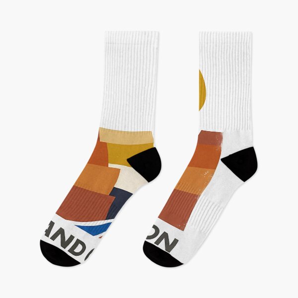 Item preview, Grand Canyon National Park Minimal Bauhaus Poster - Abstract Arizona Desert Art designed and sold by OzzFrequency.